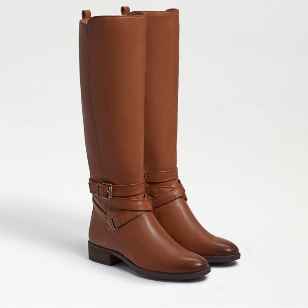 NWT Sam Edelman Leather Riding boots. Size 10 Wide calf.